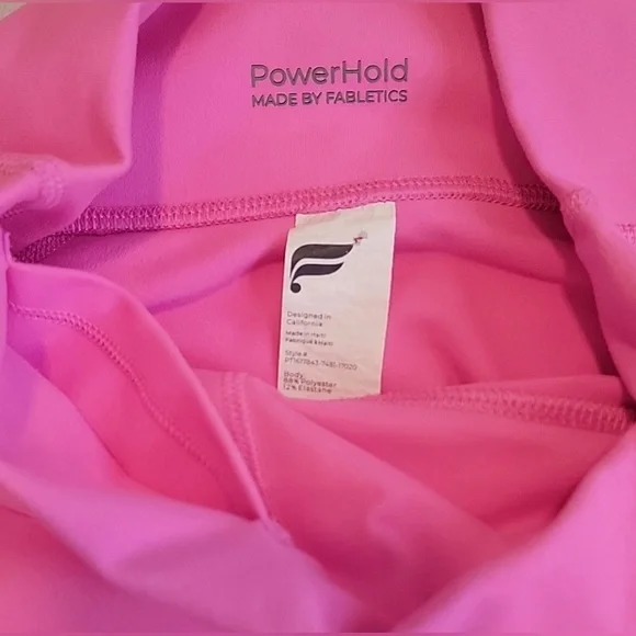 Fabletics Define Powerhold Electric Rose HW 7/8 Legging | XS | Retired | NWT - Picture 6 of 16